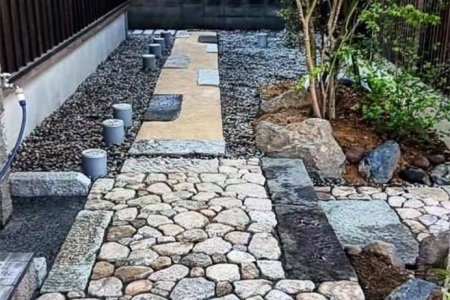 蒙古黑仿古石