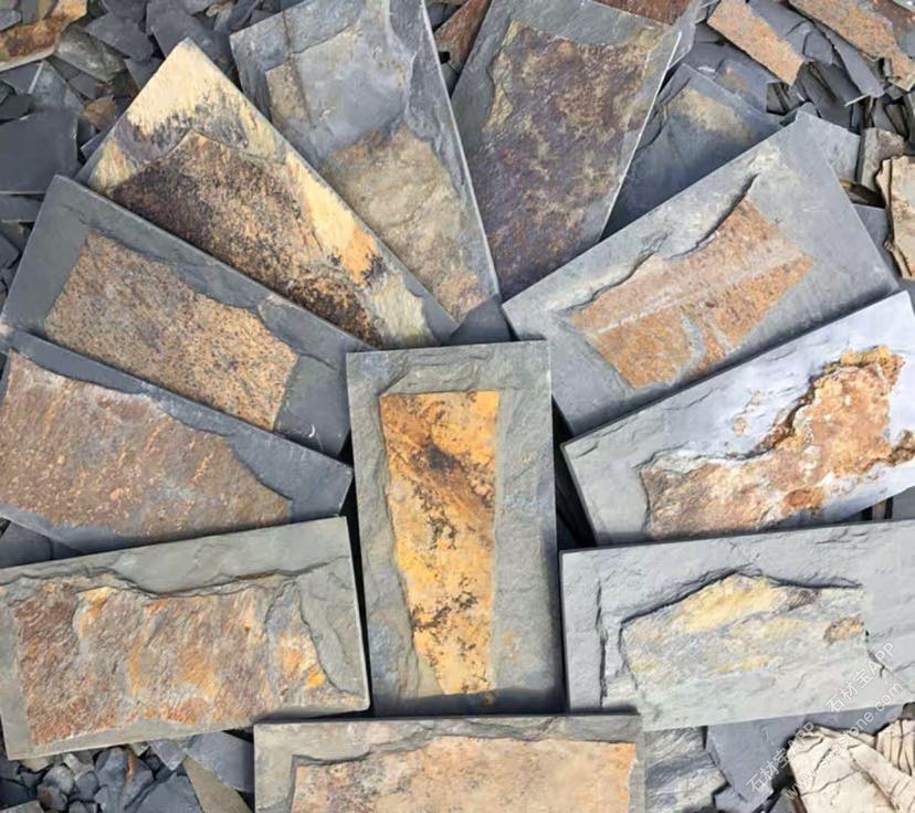 青色,锈色蘑菇石,常规有