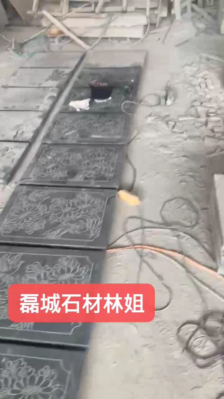 老矿芝麻黑圆柱加工中，[玫瑰][玫瑰]