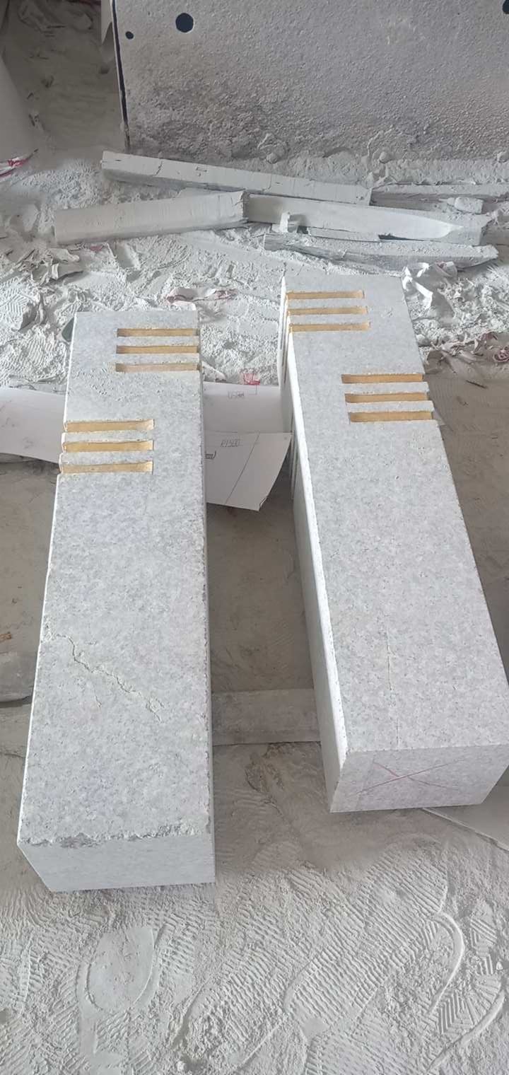 恒真石业主营路沿石异形线条圆柱别墅石材河道栏杆市政石材白麻