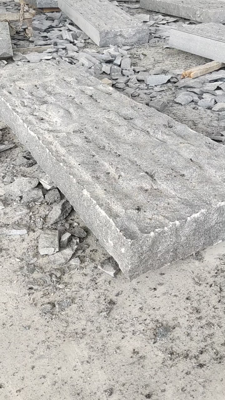 芝麻黑自然面，章丘黑自然面台阶