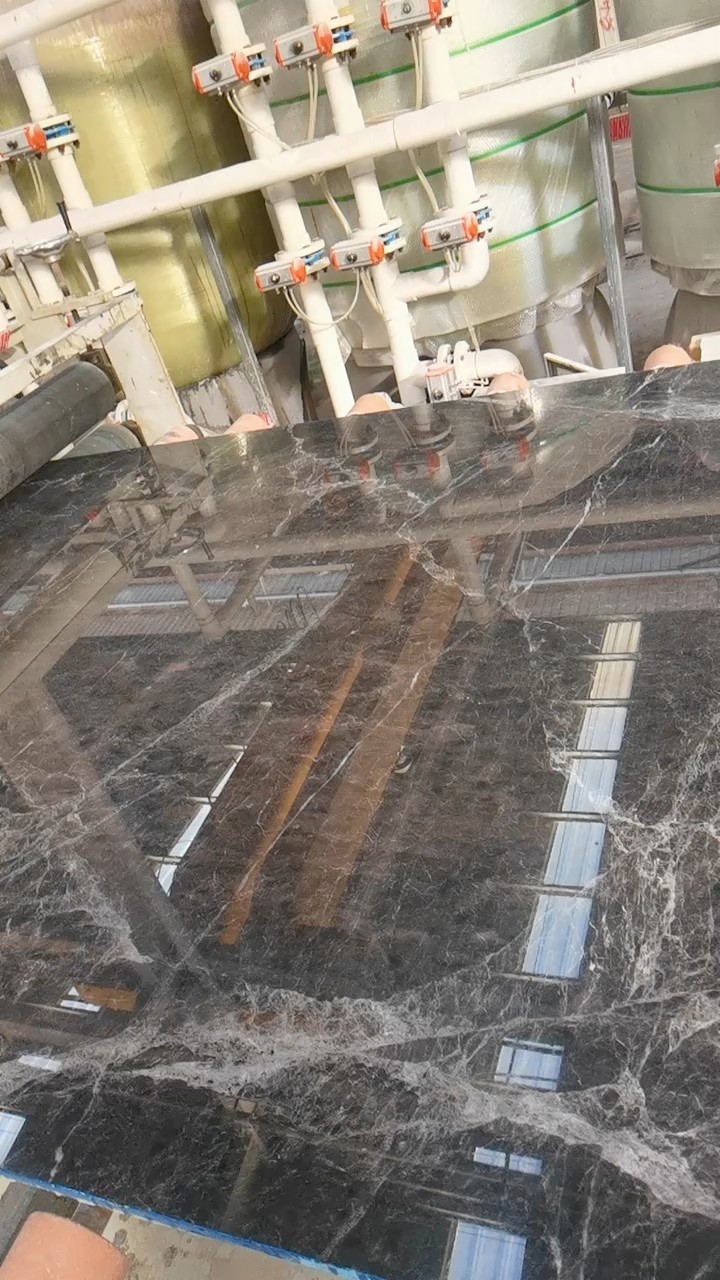 景宸石业爱马仕灰深蓝底