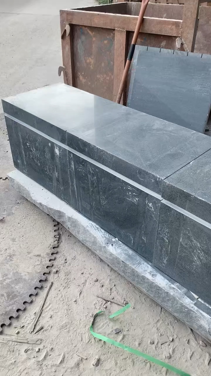 芝麻黑光面整石