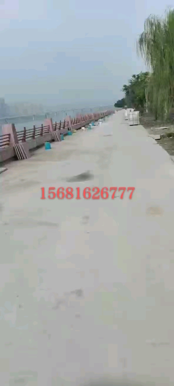 中国红栏杆安装效果图