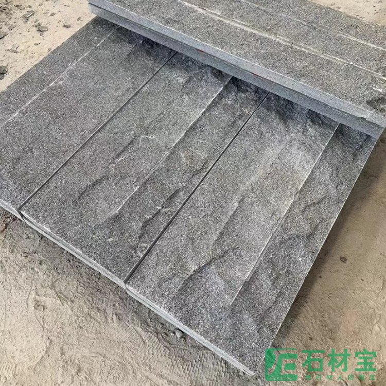 主营芝麻黑芝麻灰背景墙波萝面滚动石磨菇石自然面路沿石及各规格板材:_石材供应_石材商圈-石材-石材网