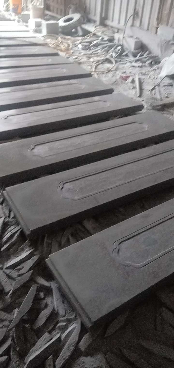 恒真石业主营拉丝栏杆坯水池坯墓碑料路沿石异形线条圆柱别墅石