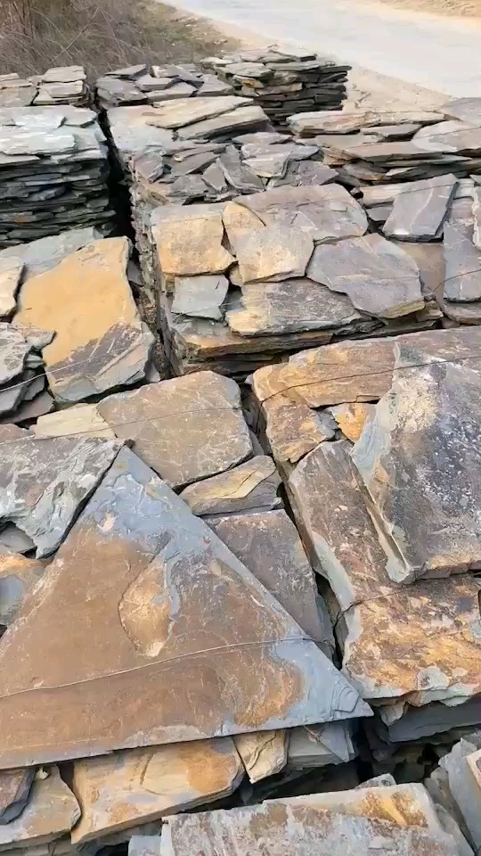 锈色碎拼石厂家直销