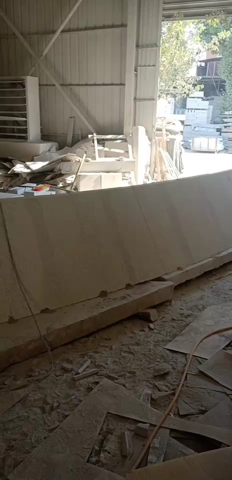 恒真石业主营拉丝栏杆坯水池坯墓碑料路沿石异形线条圆柱别墅石