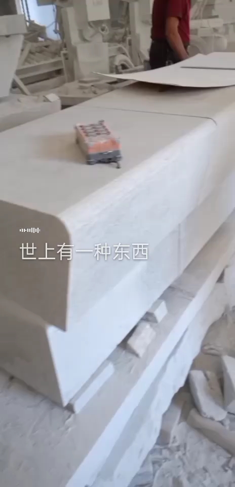 恒真石业主营拉丝栏杆坯水池坯墓碑料路沿石异形线条圆柱别墅石