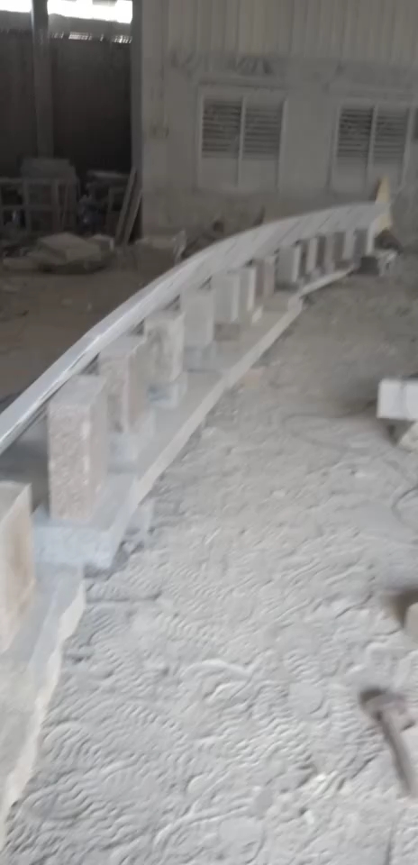 恒真石业主营拉丝栏杆坯水池坯墓碑料路沿石异形线条圆柱别墅石