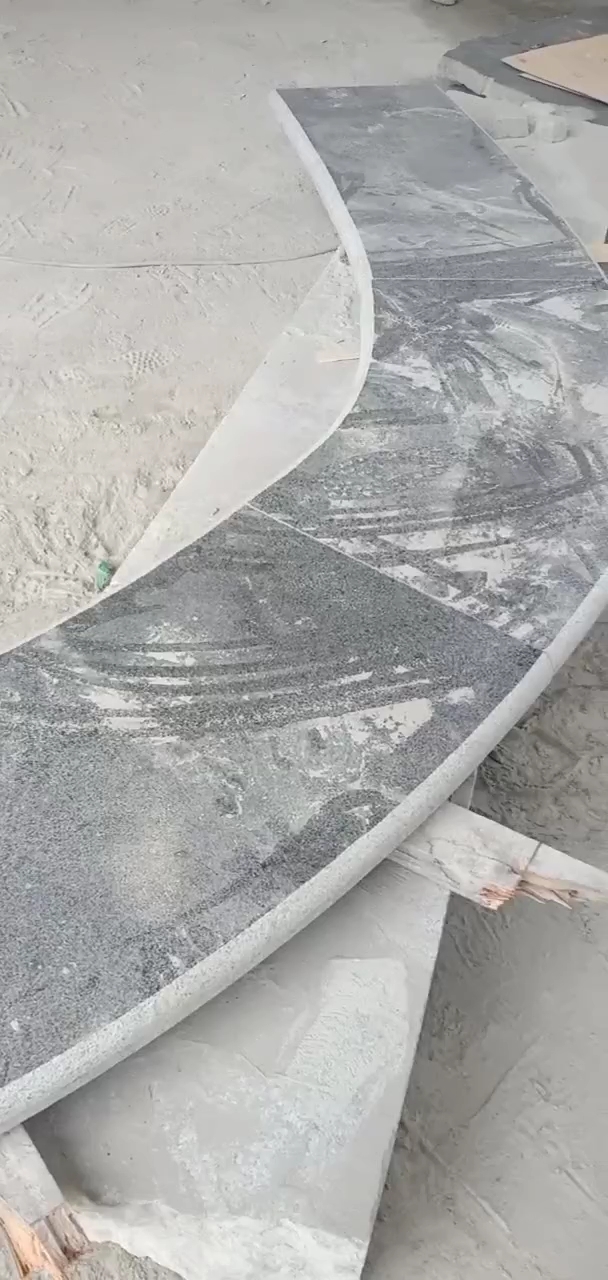 恒真石业主营拉丝栏杆坯水池坯墓碑料路沿石异形线条圆柱别墅石