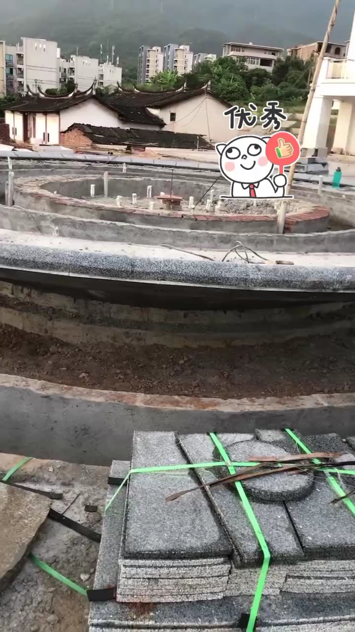 恒真石业主营拉丝栏杆坯水池坯墓碑料路沿石异形线条圆柱别墅石