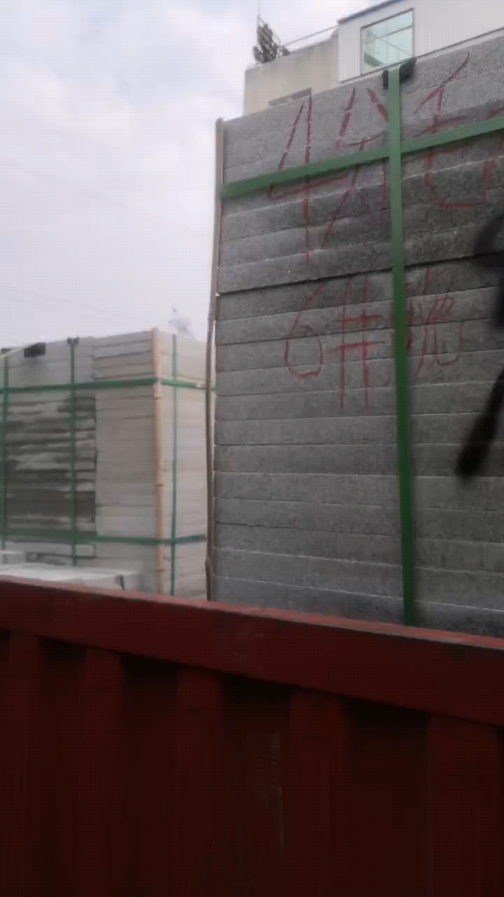 花岗石石材出货质量肉眼可见的好火烧面荔枝面大量批发定制规格加工