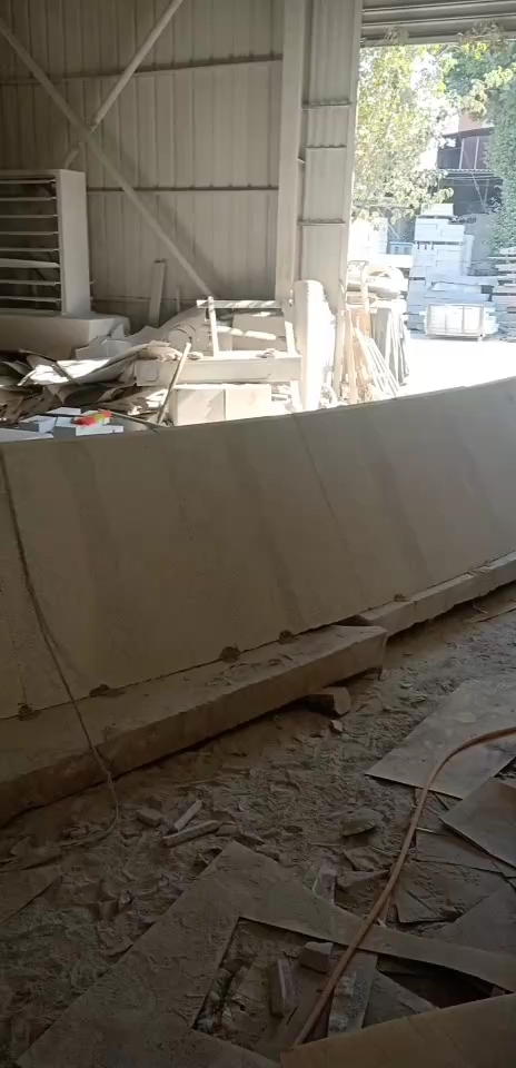 恒真石业主营拉丝栏杆坯水池坯墓碑料路沿石异形线条圆柱别墅石