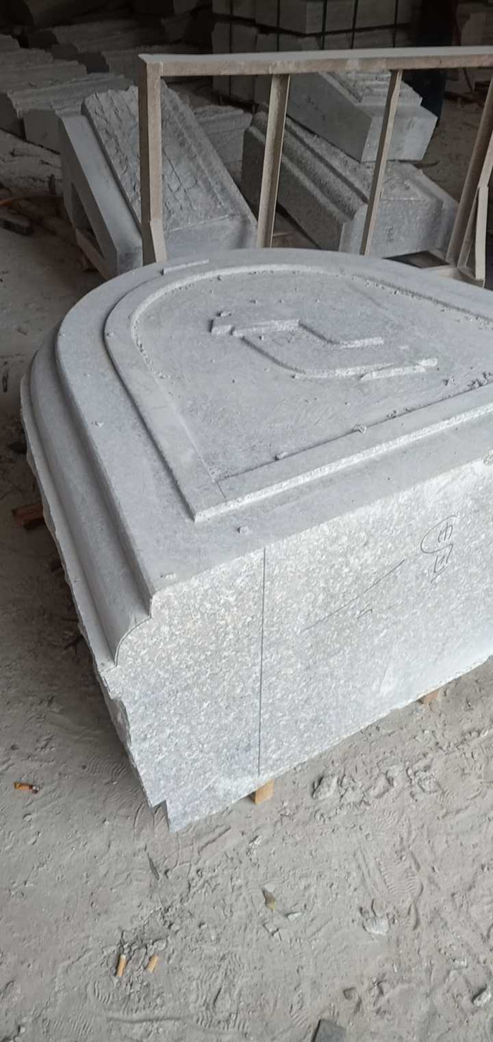 恒真石业主营石栏杆路沿石河道栏杆别墅阳台栏杆桥栏杆水池坯墓