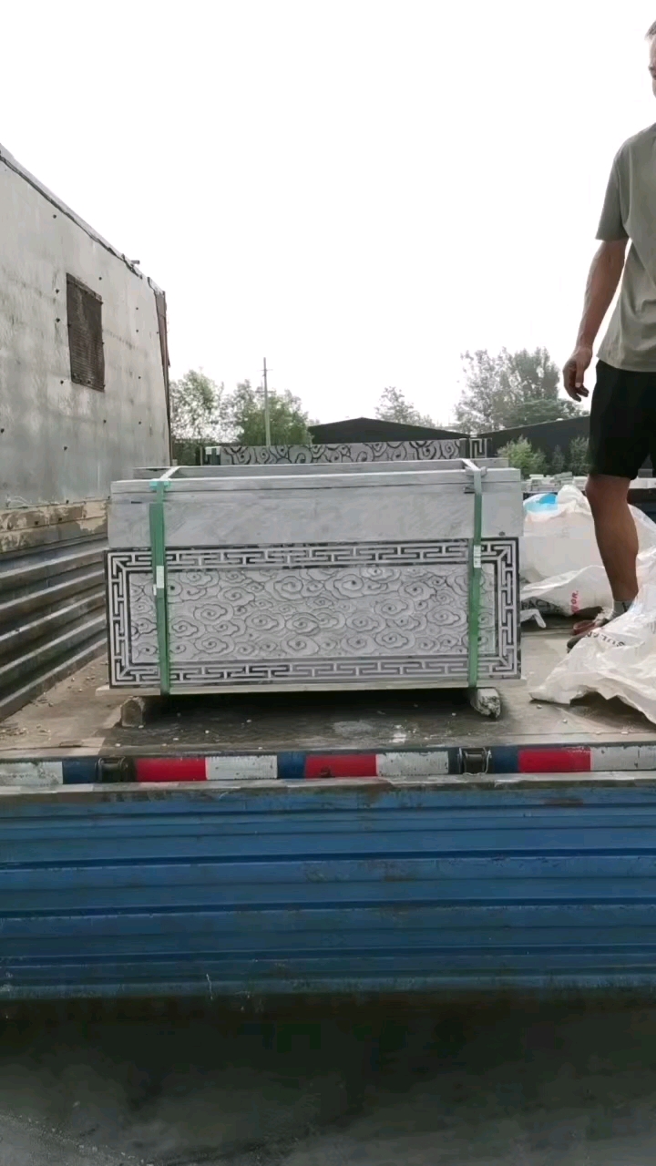 台阶石  雕刻地雕