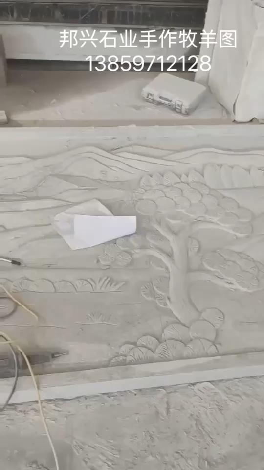 邦兴石业专注外墙水景线条所有异形加工