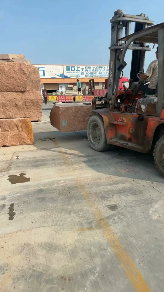 代代红石材