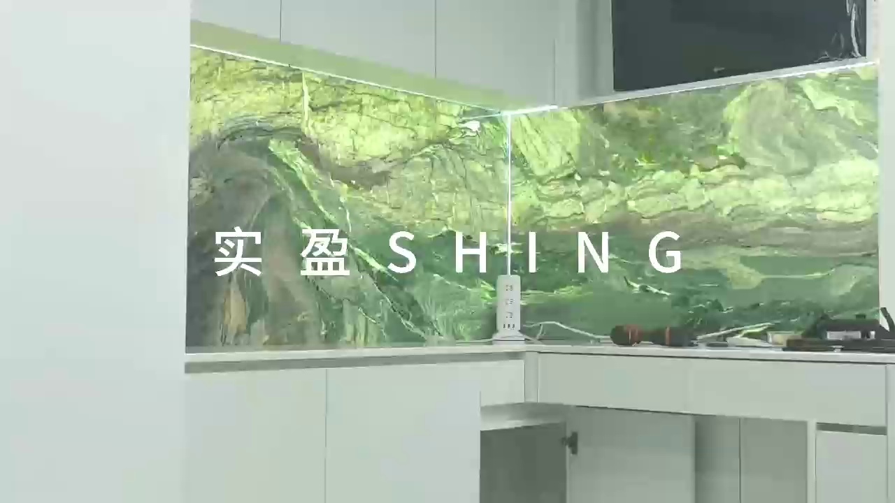 慢慢完工的办公室系列之  桌面背景  【实盈石业】东升超市展厅  南斯拉夫白 雪