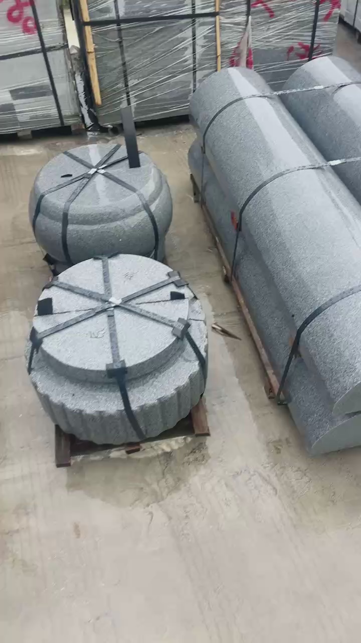 麻城贤昌石业异型石材加工厂主要对外五轴圆弧加工双面圆弧路沿绳锯加工雕刻