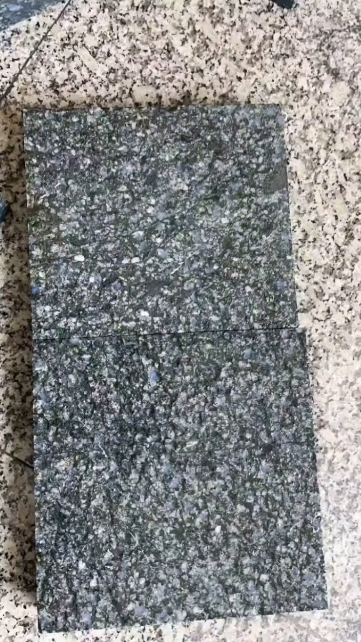 江西G654新654芝麻黑路沿石火烧板荔枝面工程板平面路