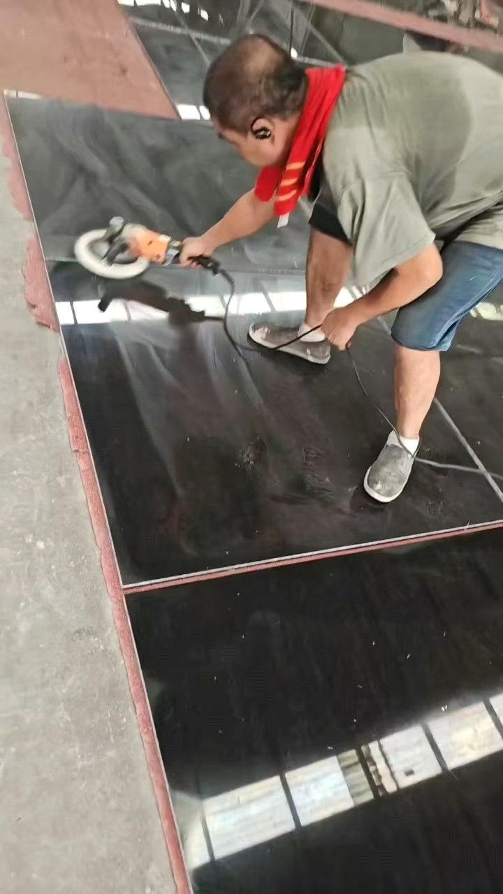 黑灰系列专场亮的像镜子一样的太古黑金高晟石材太古黑金源头厂家家装工程