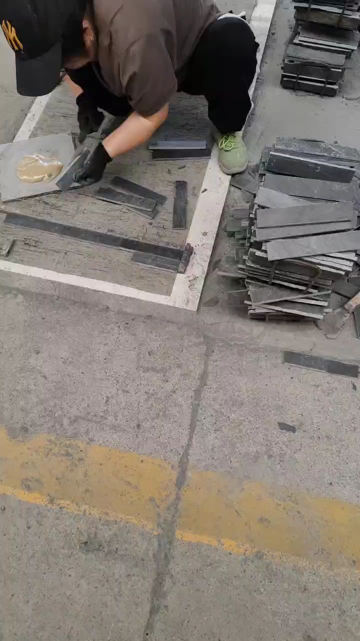 青石板厂家直销本公司经营各种青石板自然面机切面哑光面荔枝面蘑菇石