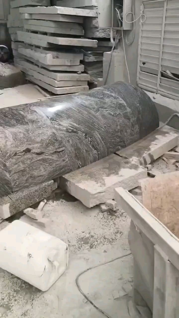 湖北浪淘沙花岗岩结构致密质地坚硬内室外兼用可生产各种异形加工如花瓶