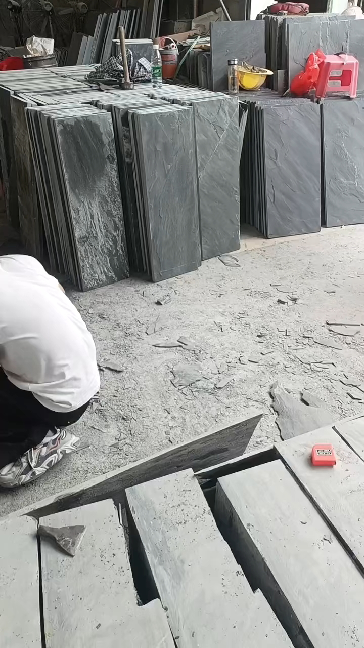 青石板厂家直销本公司经营各种青石板自然面机切面哑光面荔枝面蘑菇石