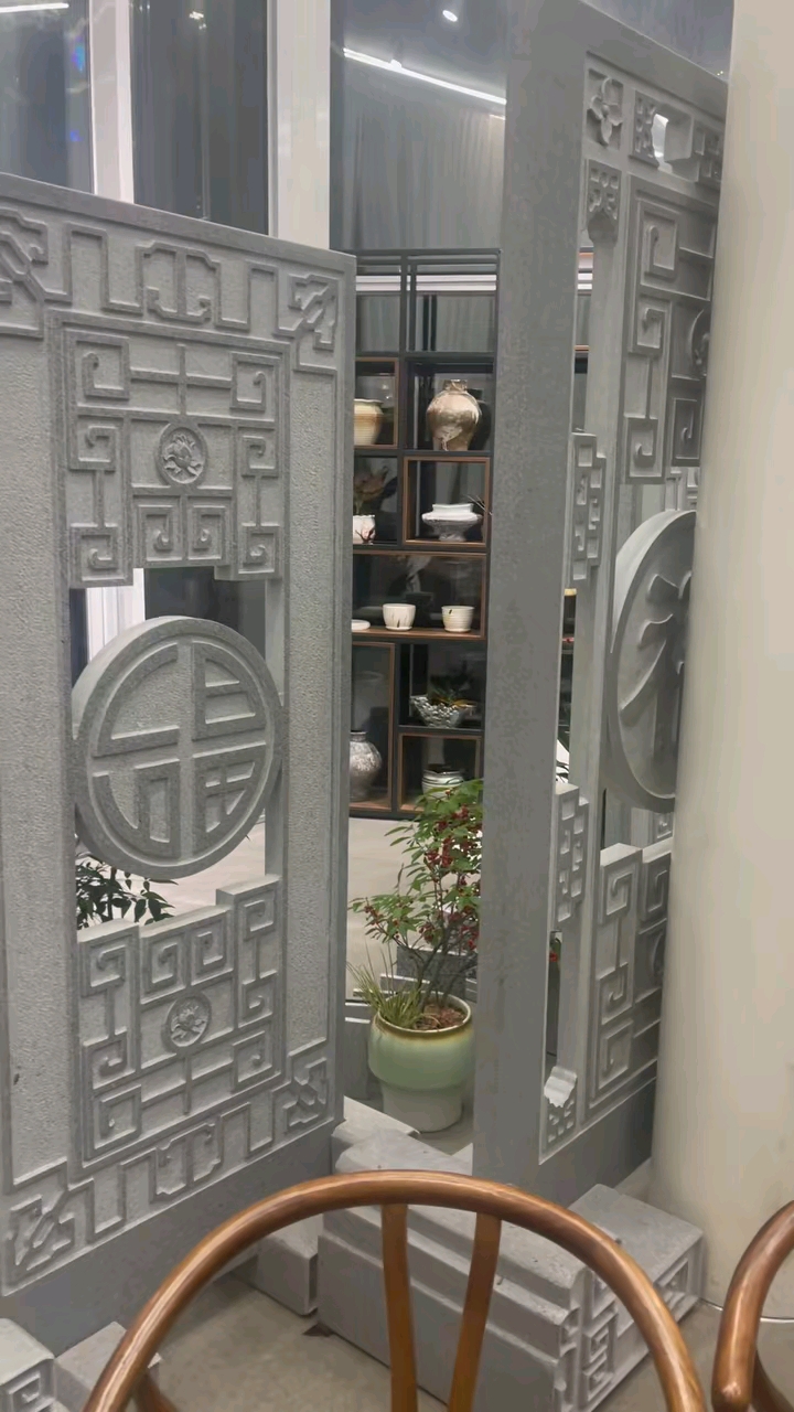 麻城贤昌石业异型石材加工厂主要对外五轴圆弧加工双面圆弧路沿绳锯加工雕刻