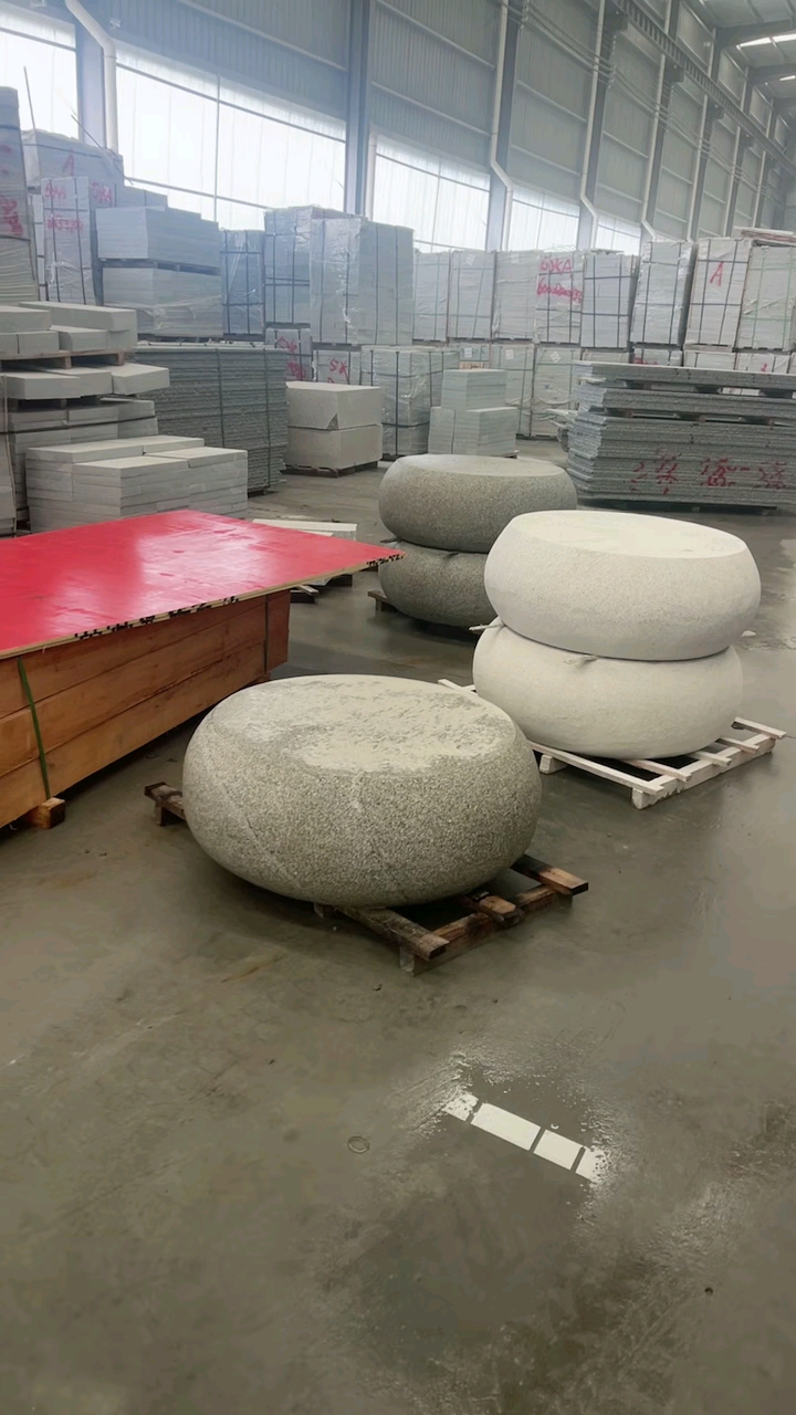 麻城贤昌石业异型石材加工厂主要对外五轴圆弧加工双面圆弧路沿绳锯加工雕刻
