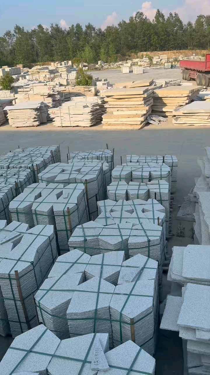 大批量生产冰裂纹滚石碎拼各种规格地铺厂家直销