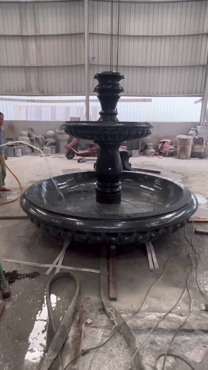 2米6直径非洲钻石绿喷水池