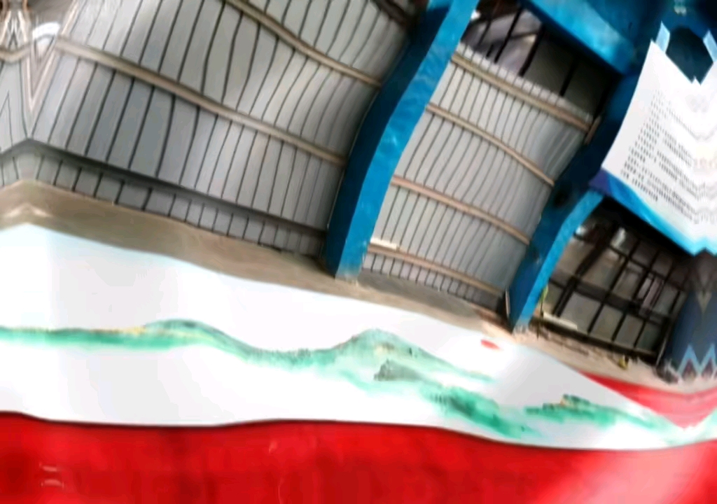 客户定制的日月同辉的山水画作品完美展现祝拥有之人福泽千秋